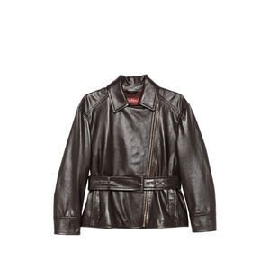 Max Mara Studio Brown Jackets - Leather Jackets Women
